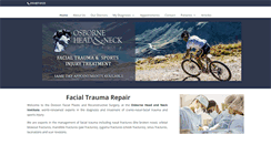 Desktop Screenshot of facialtraumamd.com